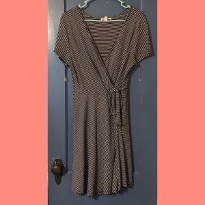Rolla Coster Striped Wrap Dress